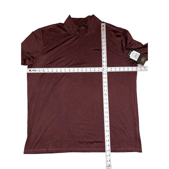 Skechers SKX Sketch-Air Maroon Athletic Running 1/4 Zip Up Jacket Men’s 2XL NWT - Picture 6 of 9